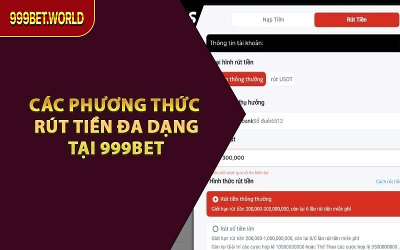 Rút Tiền 999BET Nhanh Trong 1 Phút – An Toàn, Không Chậm Trễ - Jexio