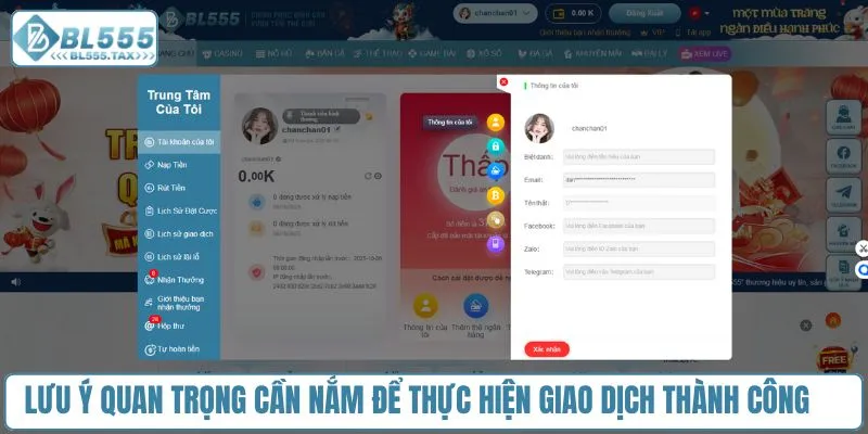 Nạp Tiền BL555 - Hướng Dẫn Cách Nạp Tiền Đơn Giản - Jexio