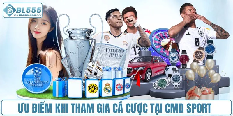 CMD Sport - Sân Chơi Cá Cược Chuẩn Quốc Tế Tại BL555 - Jexio